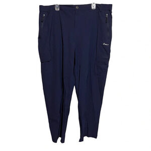 Pudolla Hiking Outdoors Pants Mens XXXL Blue Straight Stretch Athleisure